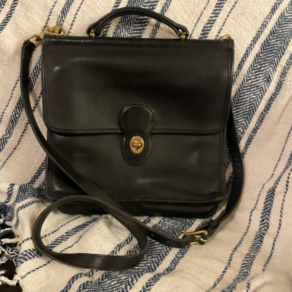 Vintage Coach Willis Bag - Black